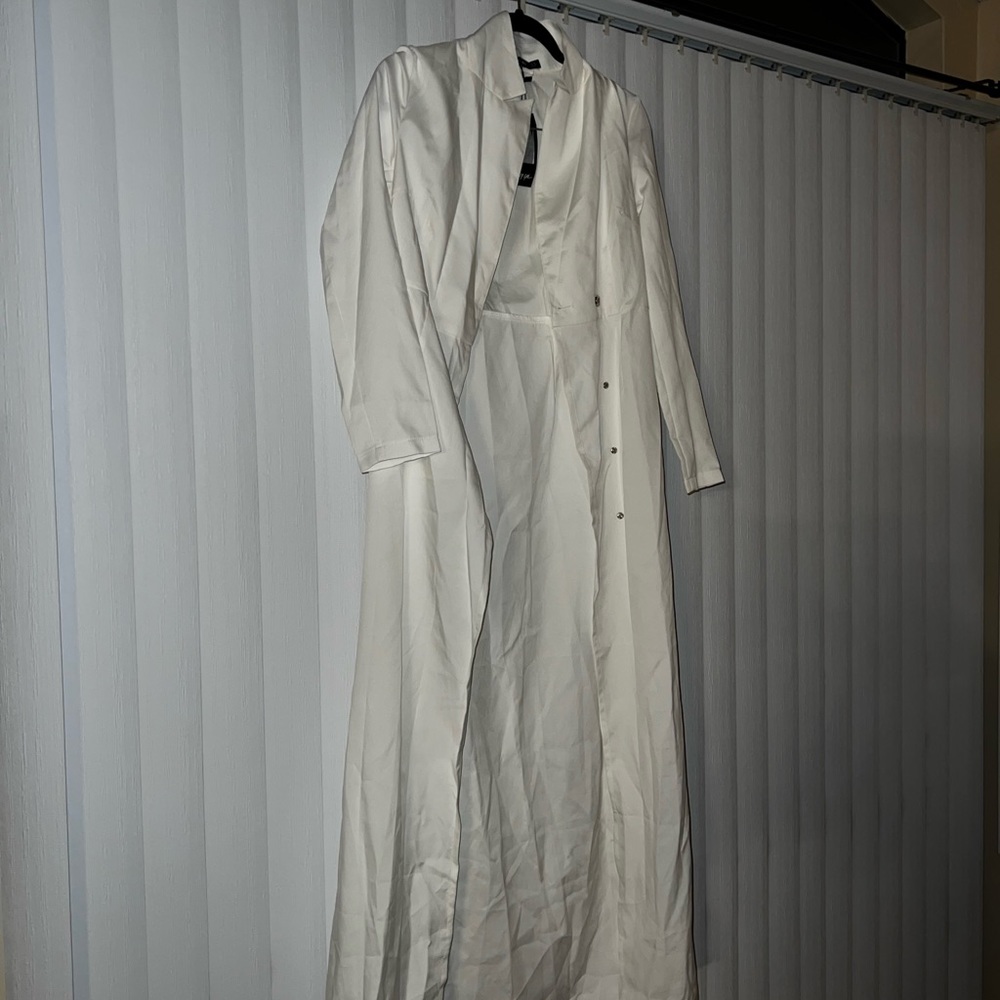Well Suited Wrap Blazer Dress